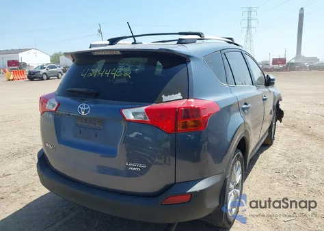 2013 Toyota Rav4 Limited from USA, damaged, VIN 2T3DFREV8DW070453